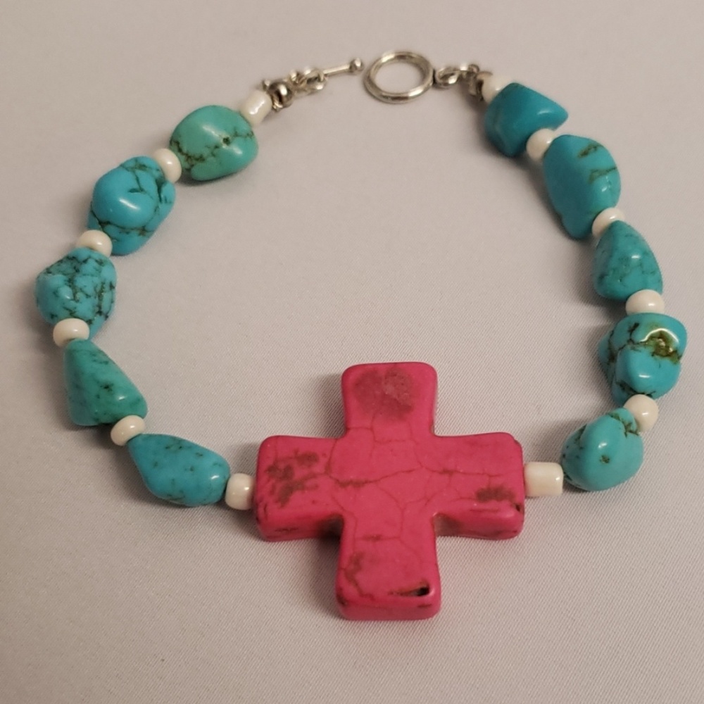 💕8" Toggle Southwestern bracelet - Picture 2 of 3